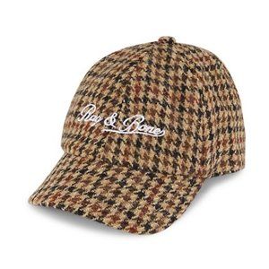 NEW Rag & bone Heritage Houndstooth Baseball Cap hat